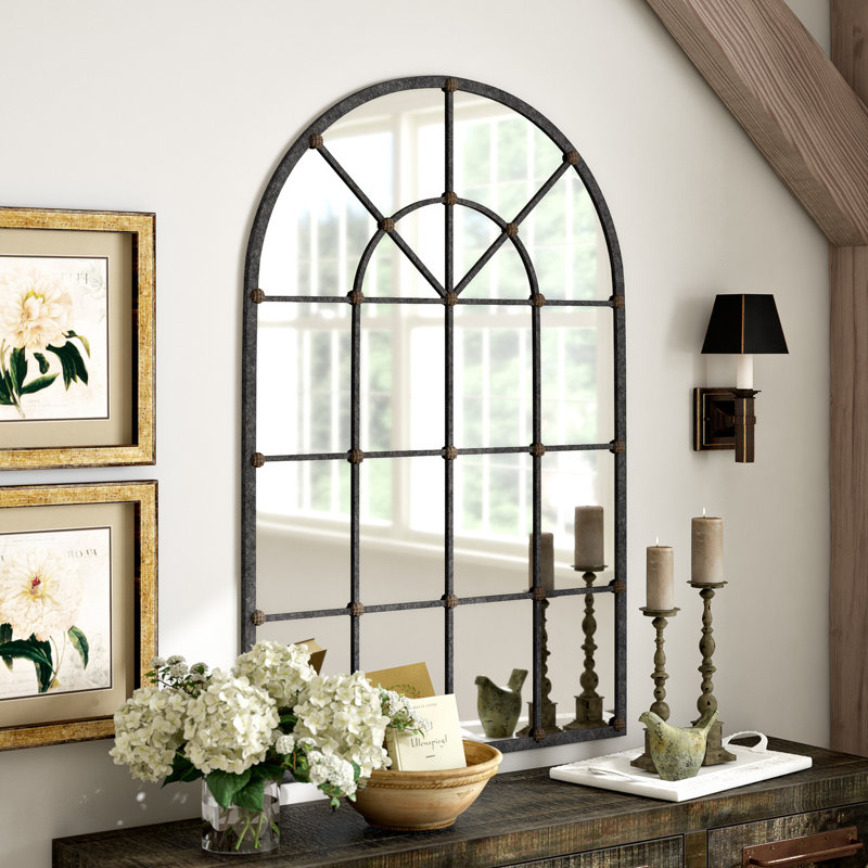 Ophelia & Co. Romain Cottage Accent Mirror & Reviews Wayfair